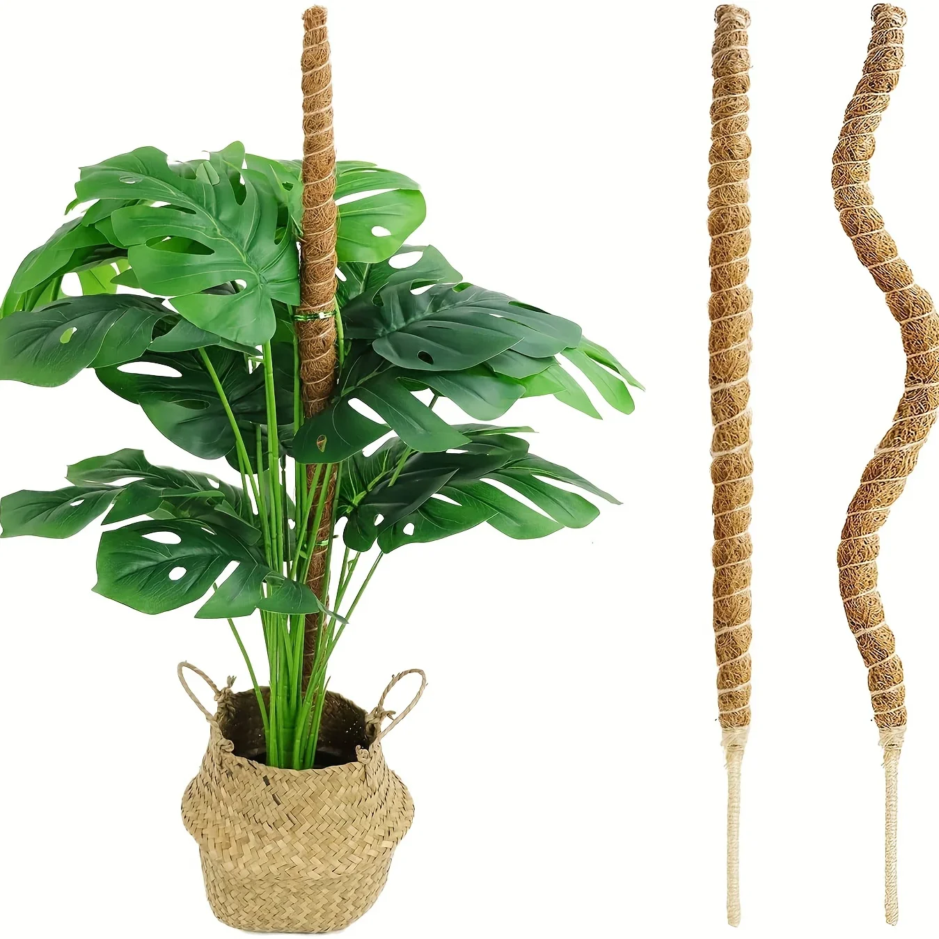 Bendable Moss Pole for Indoor Plants – Tall 23.6''/43.3'' Climbing Support for Monstera & More - Image 2
