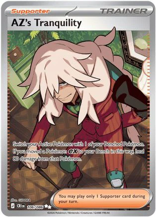 AZ's Tranquility 106/086  - Holofoil ME04 Chaos Rising - Ultra Rare