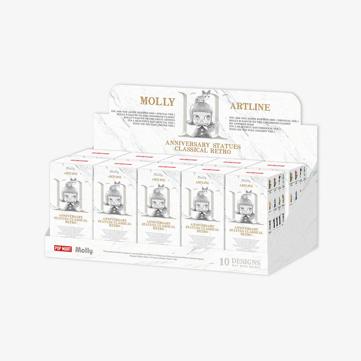 MOLLY Anniversary Statues Classical Retro 2 Series Figures - Image 16