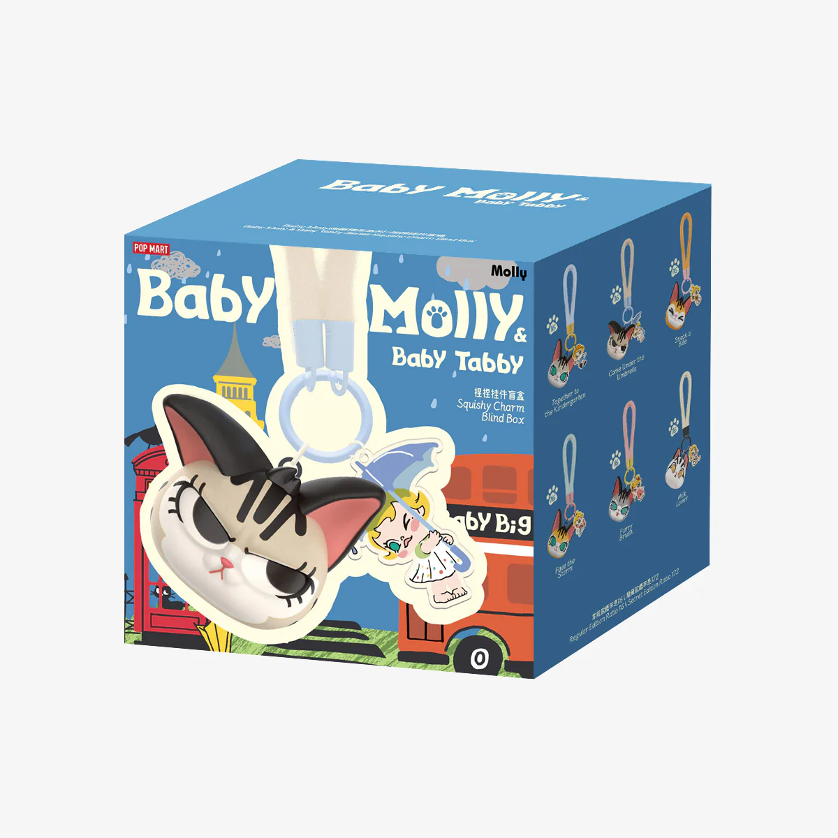 Baby Molly & Baby Tabby Series-Squishy Pendant Blind Box - Image 9