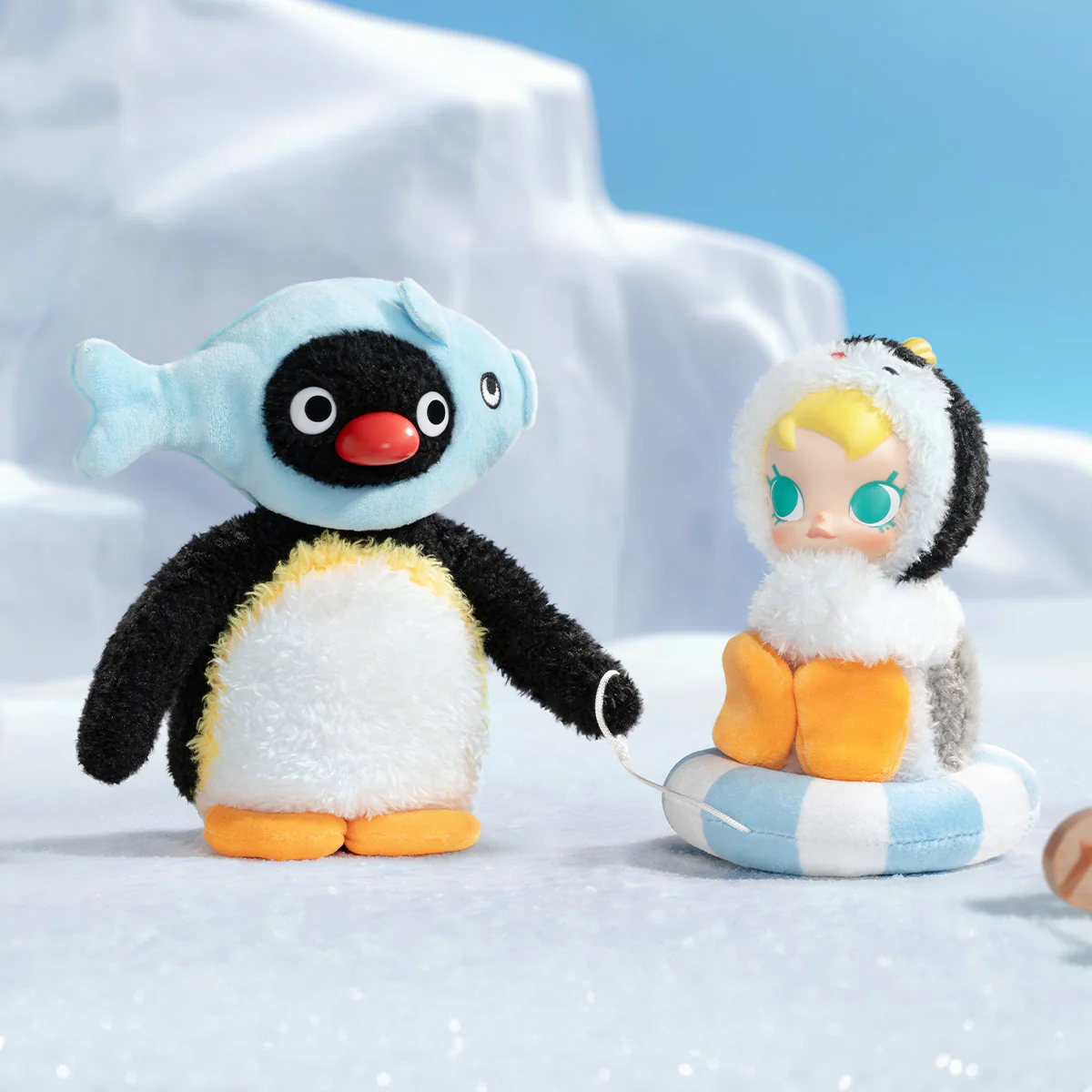 Baby Molly × Pingu Happy Fishing Series-Vinyl Plush Pendant Blind Box - Image 4