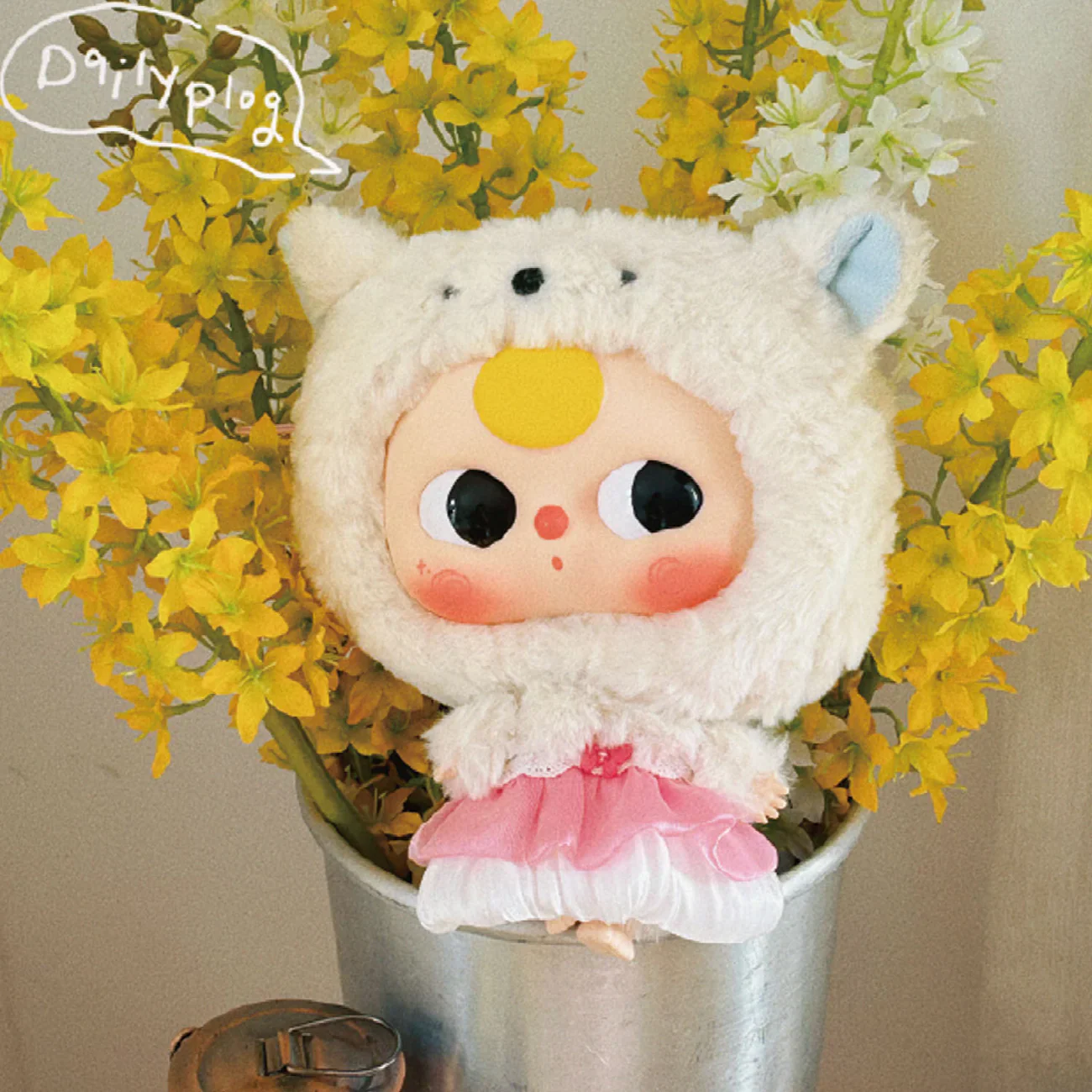 Baby Three Big Head Baby Zipper Bag Plush Series Blind Box - Image 3