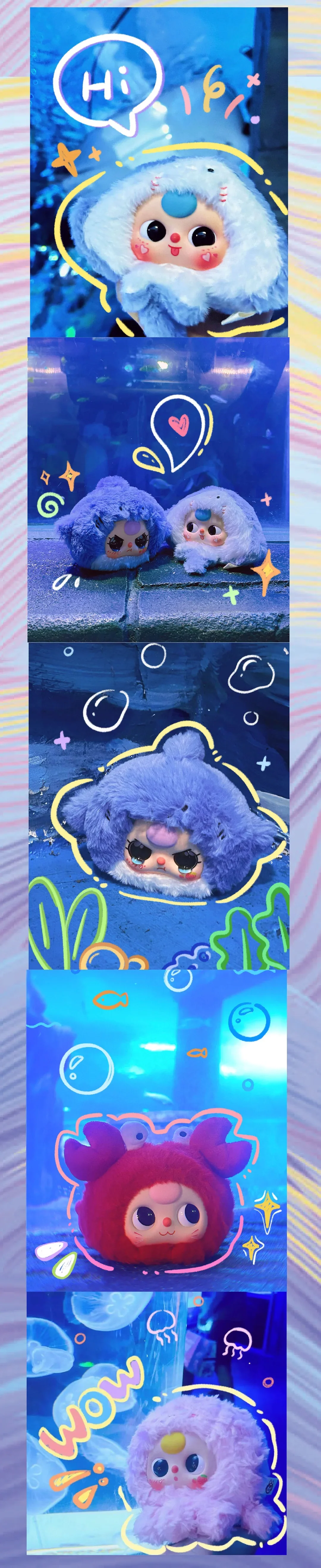 Baby Three Romantic Ocean Plush Series Blind Box - Image 3