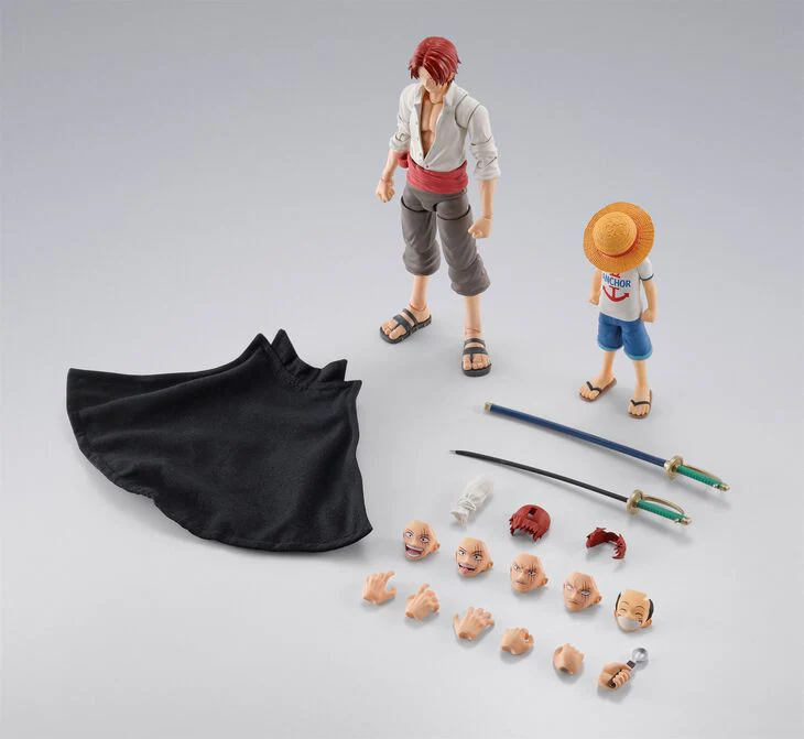 One Piece - Shanks & Childhood Monkey D. Luffy S.H. Figuarts Figure Set - Image 7