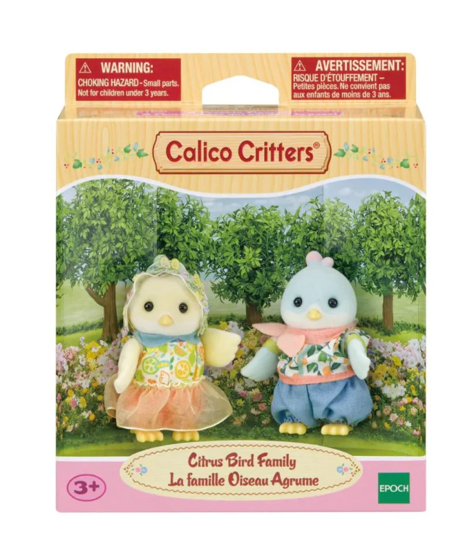 Calico Critters Citrus Bird Family