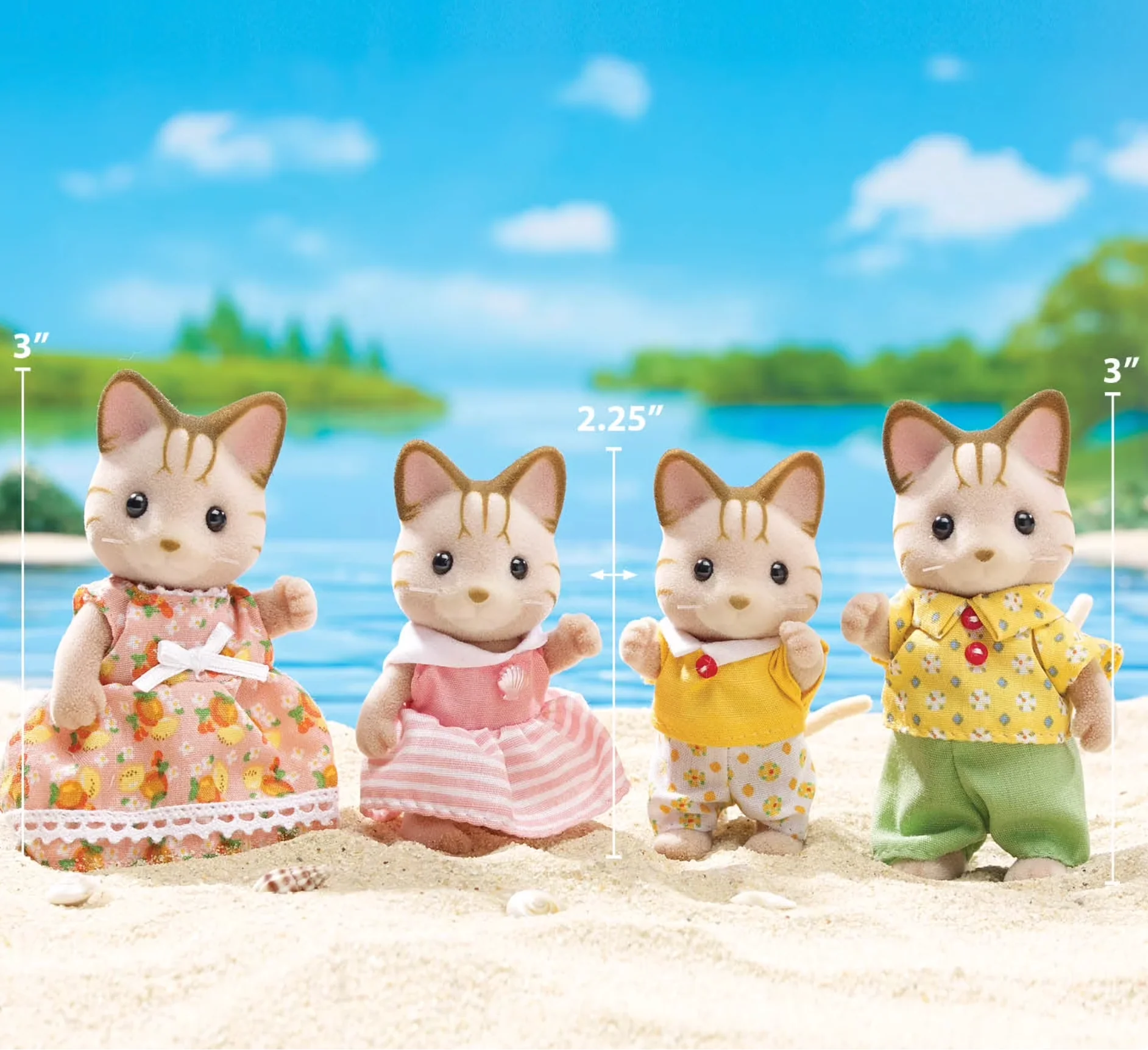 Calico Critters Sandy Cat Family