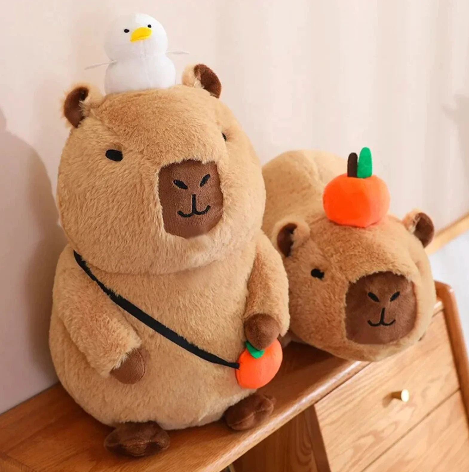 Capybara Plushy with Orange - Image 2