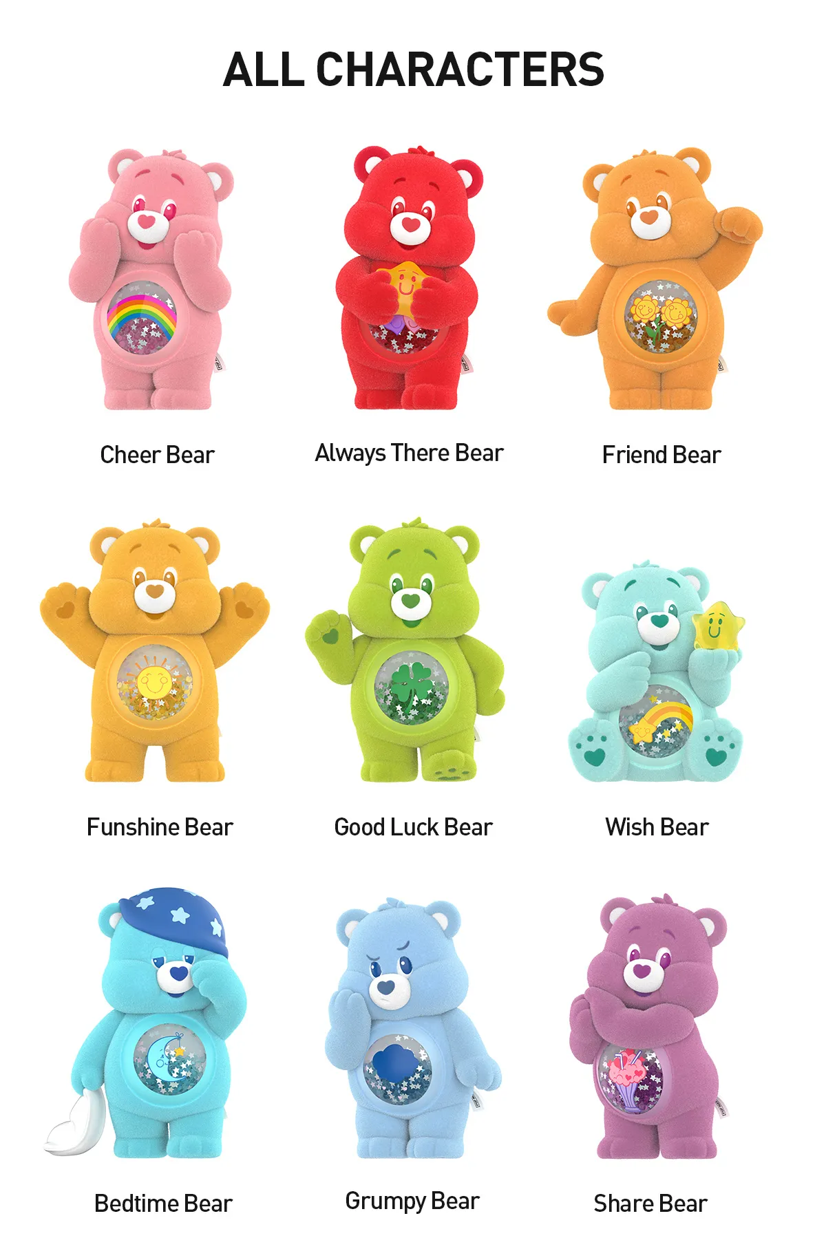 Care Bears Colorful Hugs Series Figures - Image 10
