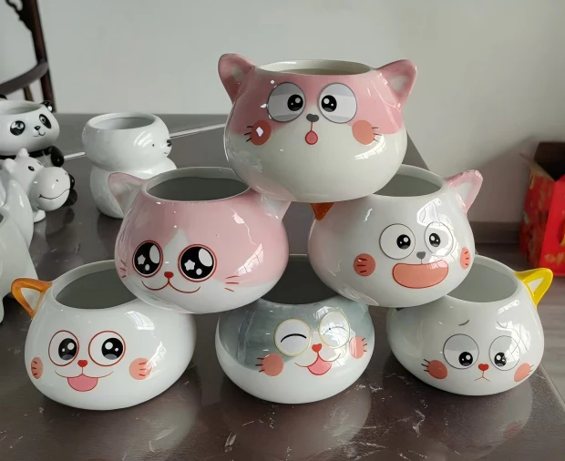 Cat Head Planter - Image 2