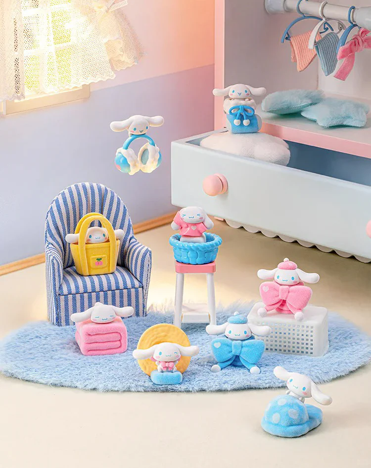 Cinnamoroll Furry Figure Cute Wardrobe Mini Blind Box - Image 4