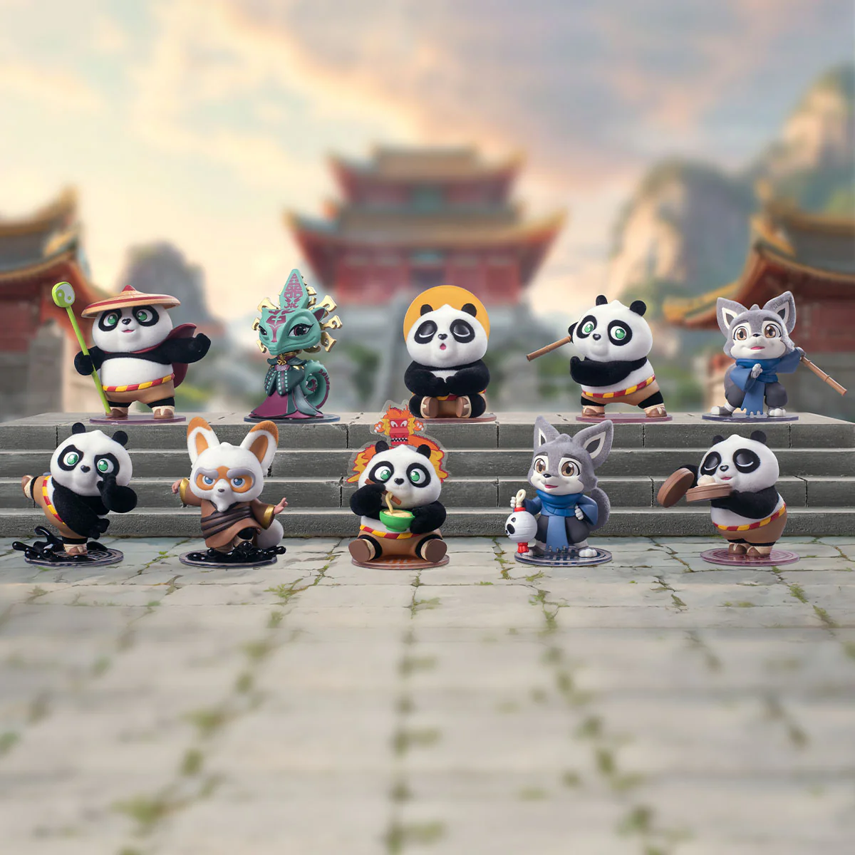 Universal Kung Fu Panda Series Figures