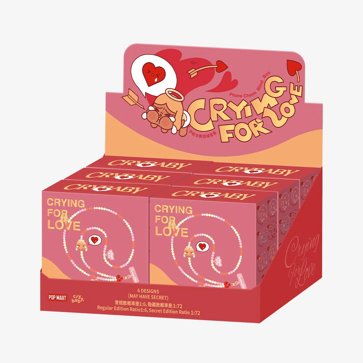 CRYBABY Crying For Love Series-Phone Charm Blind Box - Image 8