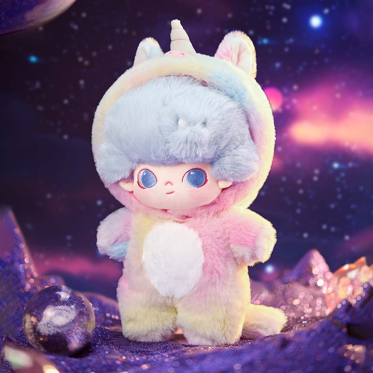 DIMOO: No One's Gonna Sleep Tonight Series-20cm Cotton Doll (Unicorn) - Image 3