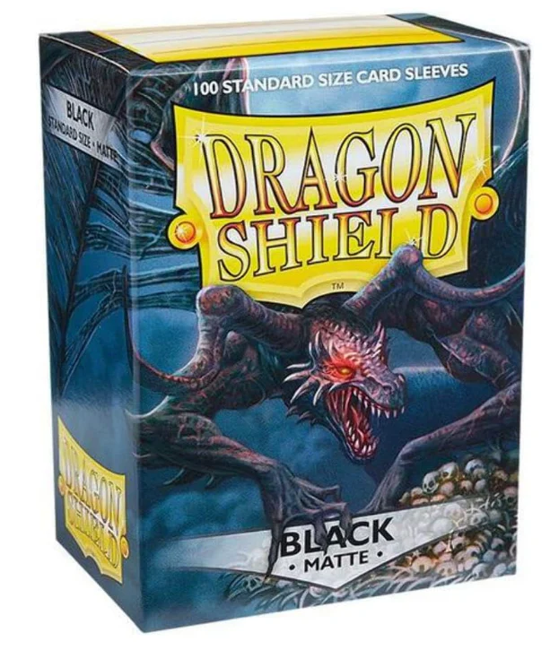 Dragon Shield Sleeves Matte Black (100ct) - Image 3