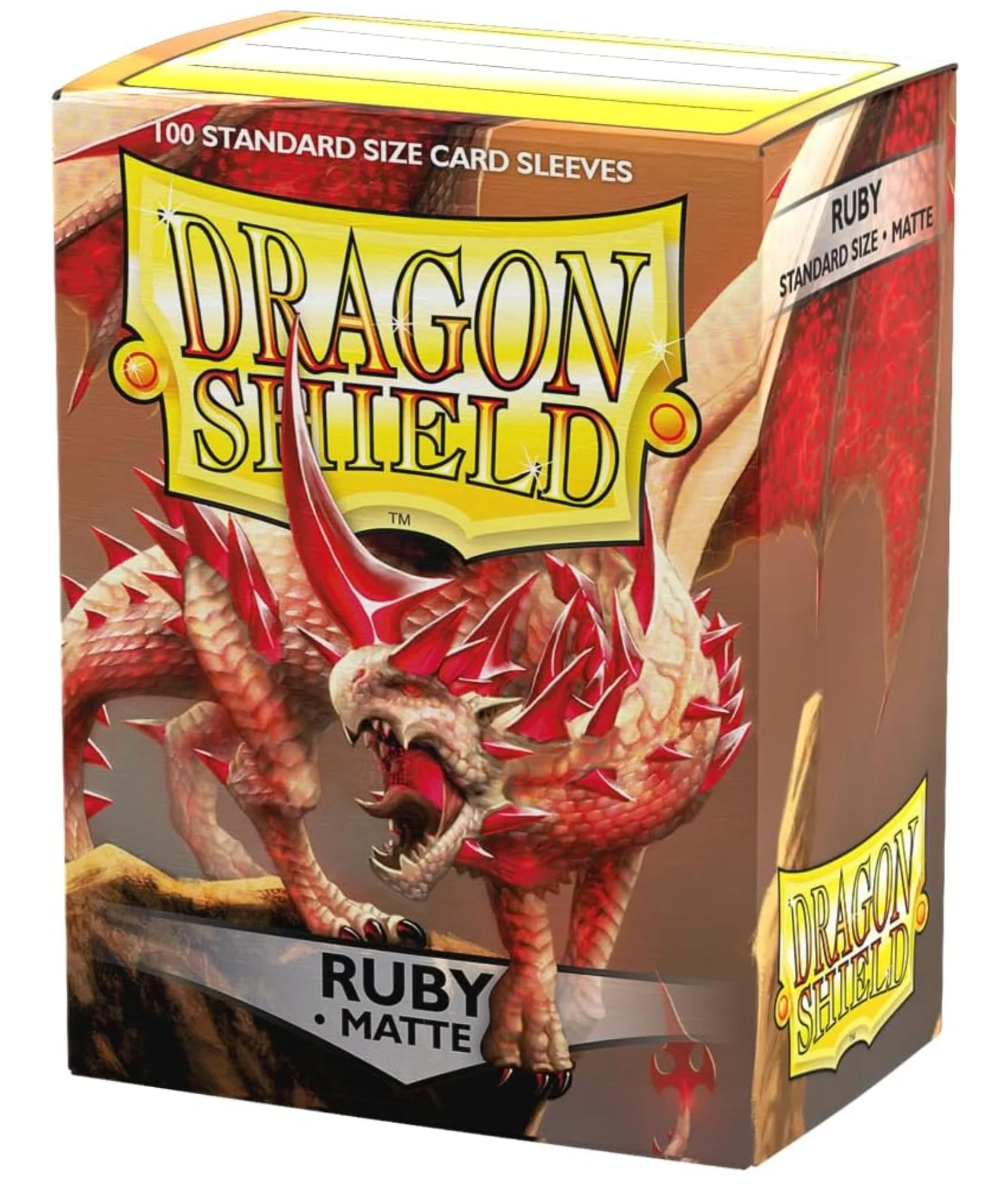 Dragon Shield Sleeves Matte Ruby (100ct) - Image 2