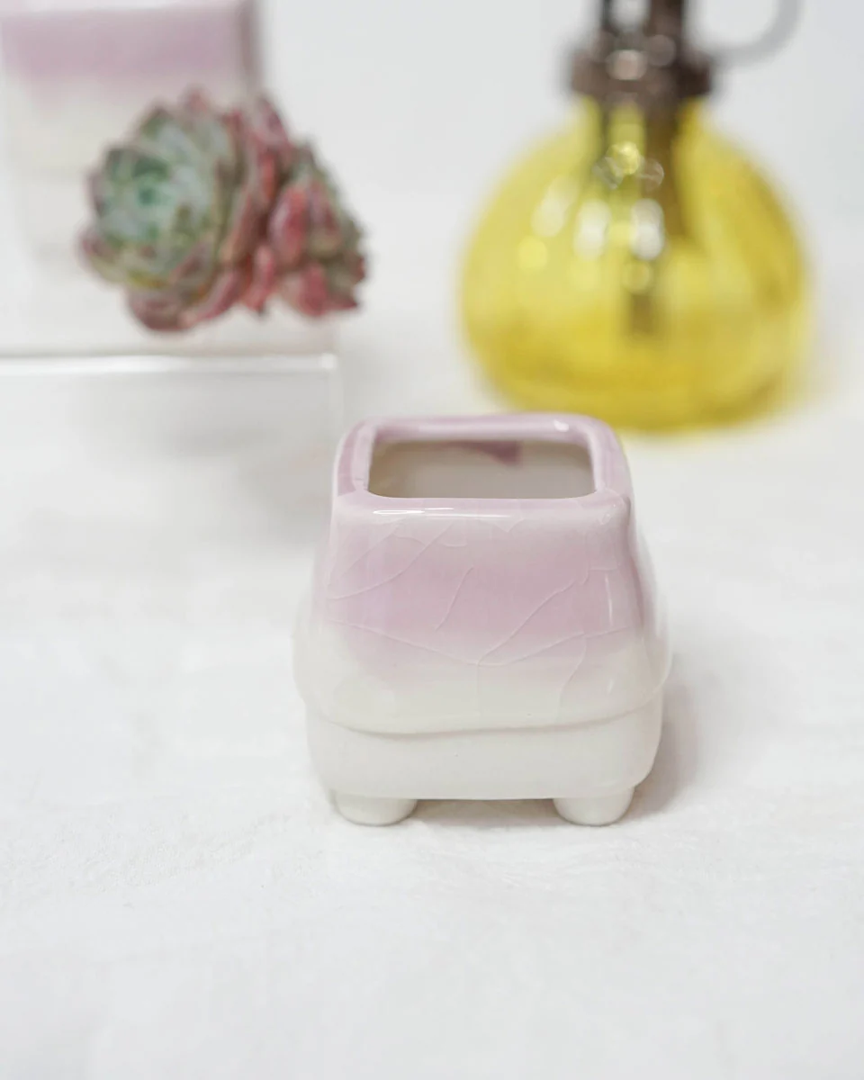 Dripping Glazed Finger Pots Purple Color - Image 2