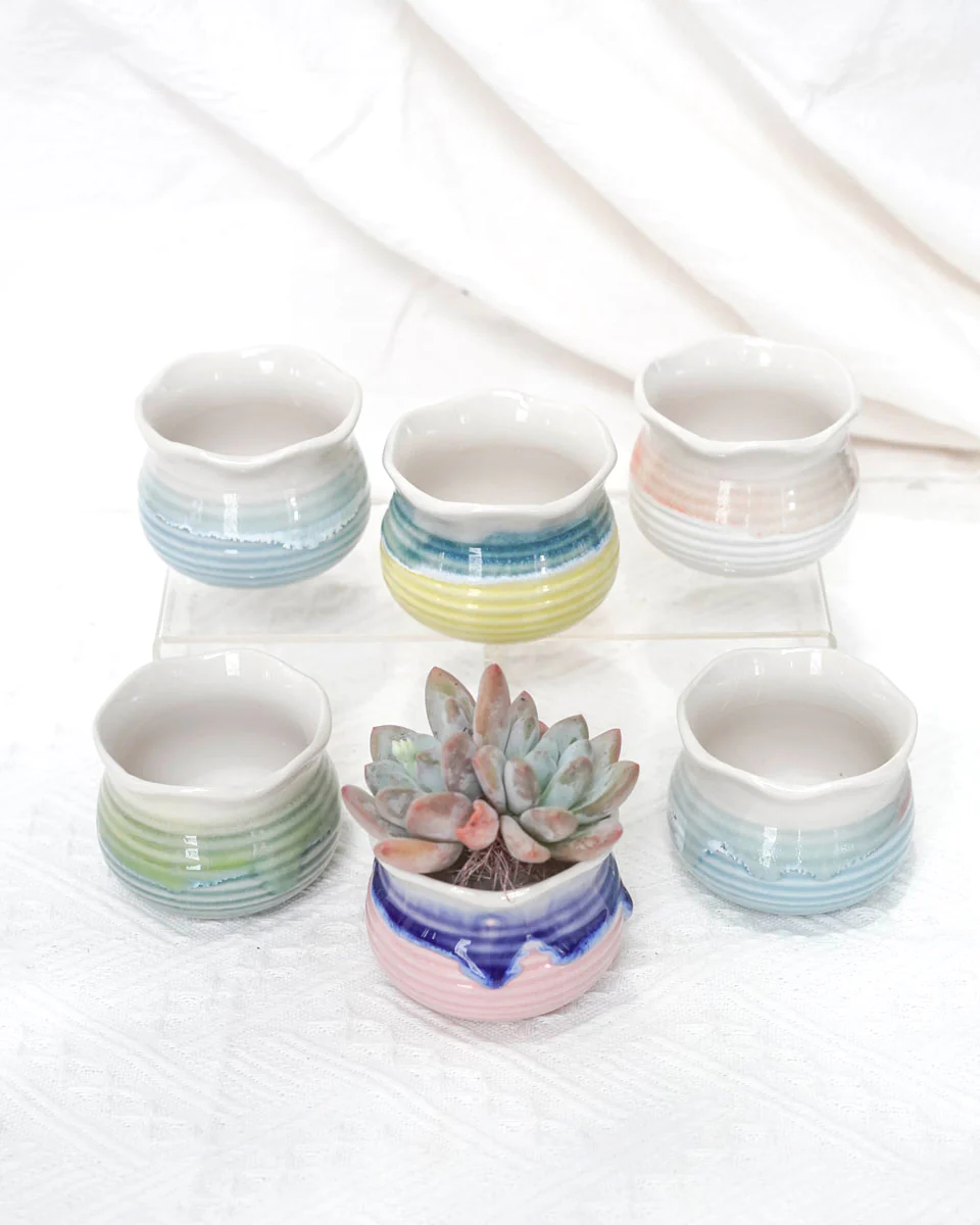 Glazed Colourful Lotus - Image 3