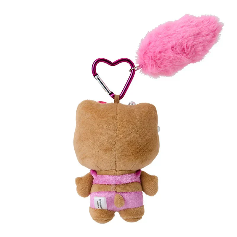Hello Kitty Plush Keychain With Tail Sunburn GOGO GAL Collection - Image 2
