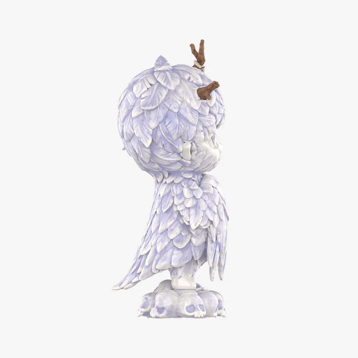 Hirono Ceramic Feather Figurine - Image 6