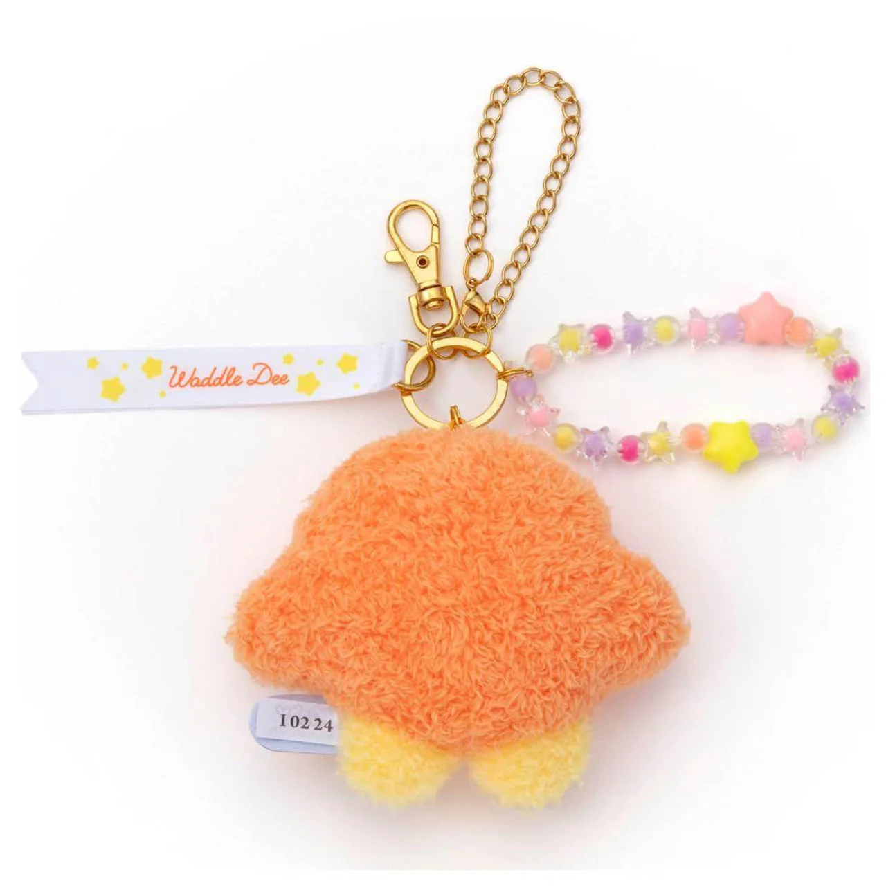 Kirby Fluffy Plush Keychain Waddle Dee - Image 3