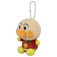 Anpanman Mochi Fluffy Marshmallow Plush Keychain - Image 2