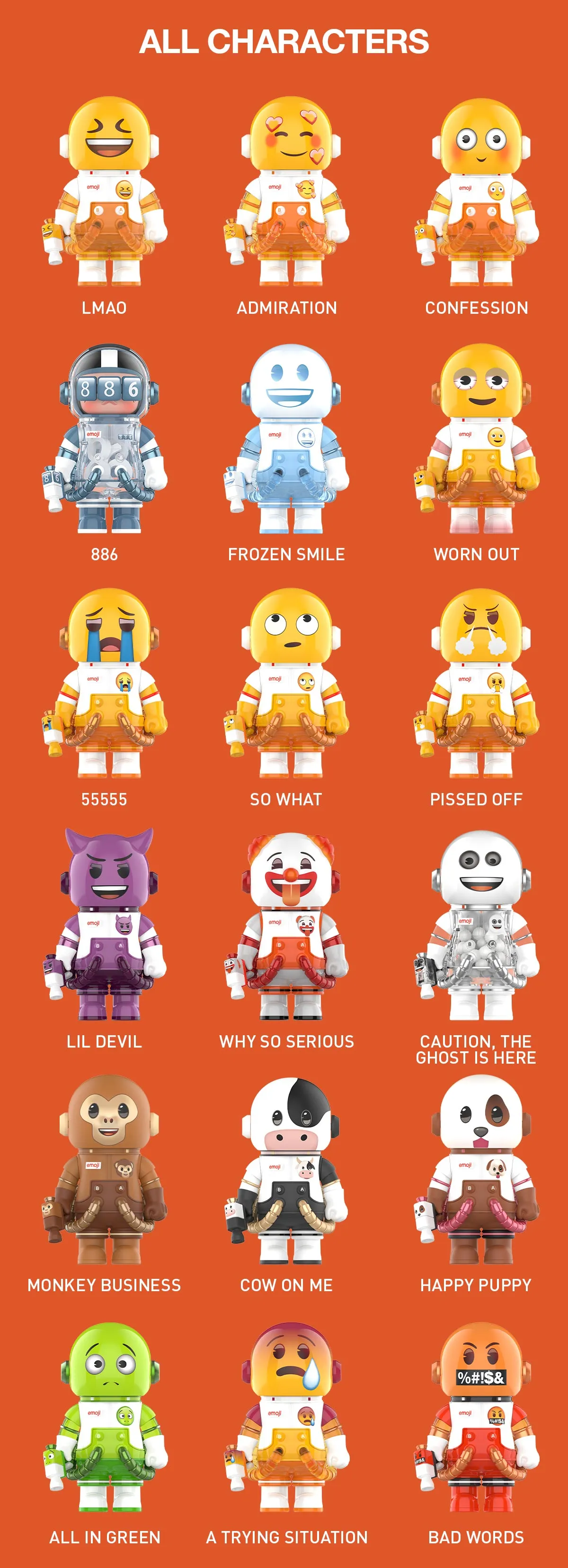 MEGA SPACE MOLLY 100% × emoji™ Series - Image 10