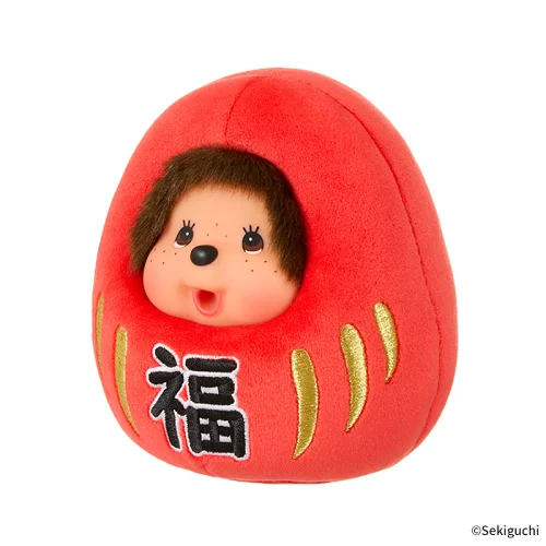 Monchhichi Lucky Daruma Keychain - Image 3