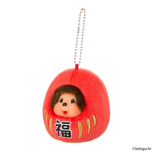 Monchhichi Lucky Daruma Keychain - Image 6