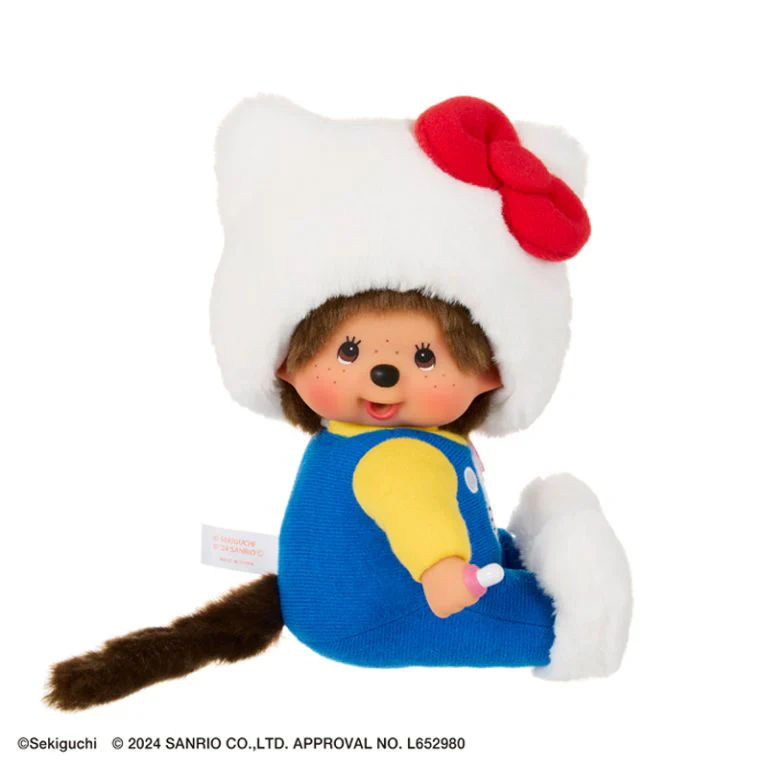 Limited Edition Monchhichi x Hello Kitty Collab Sekiguchi - Image 2