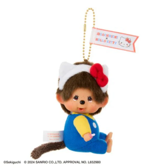 Limited Edition Monchhichi x Hello Kitty Collab Sekiguchi - Image 4