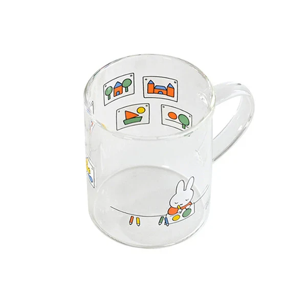 Mug Glass mug Miffy Heat Resistant Glass - Image 4