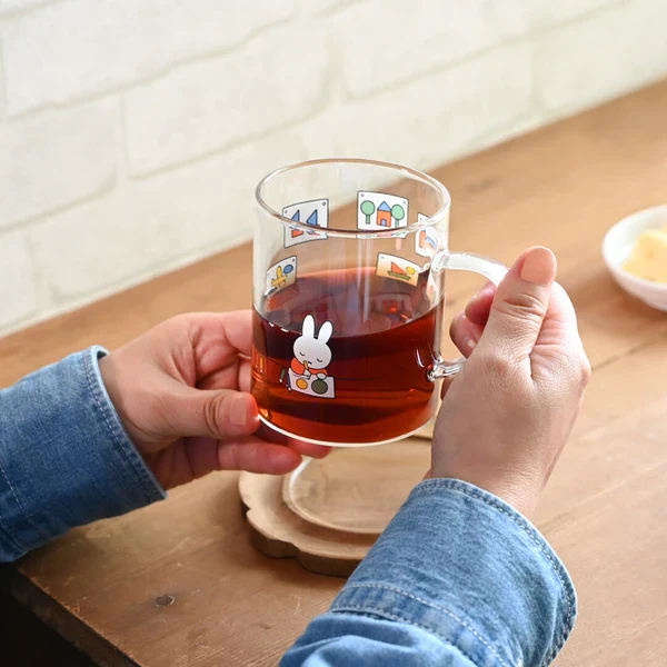 Mug Glass mug Miffy Heat Resistant Glass - Image 5