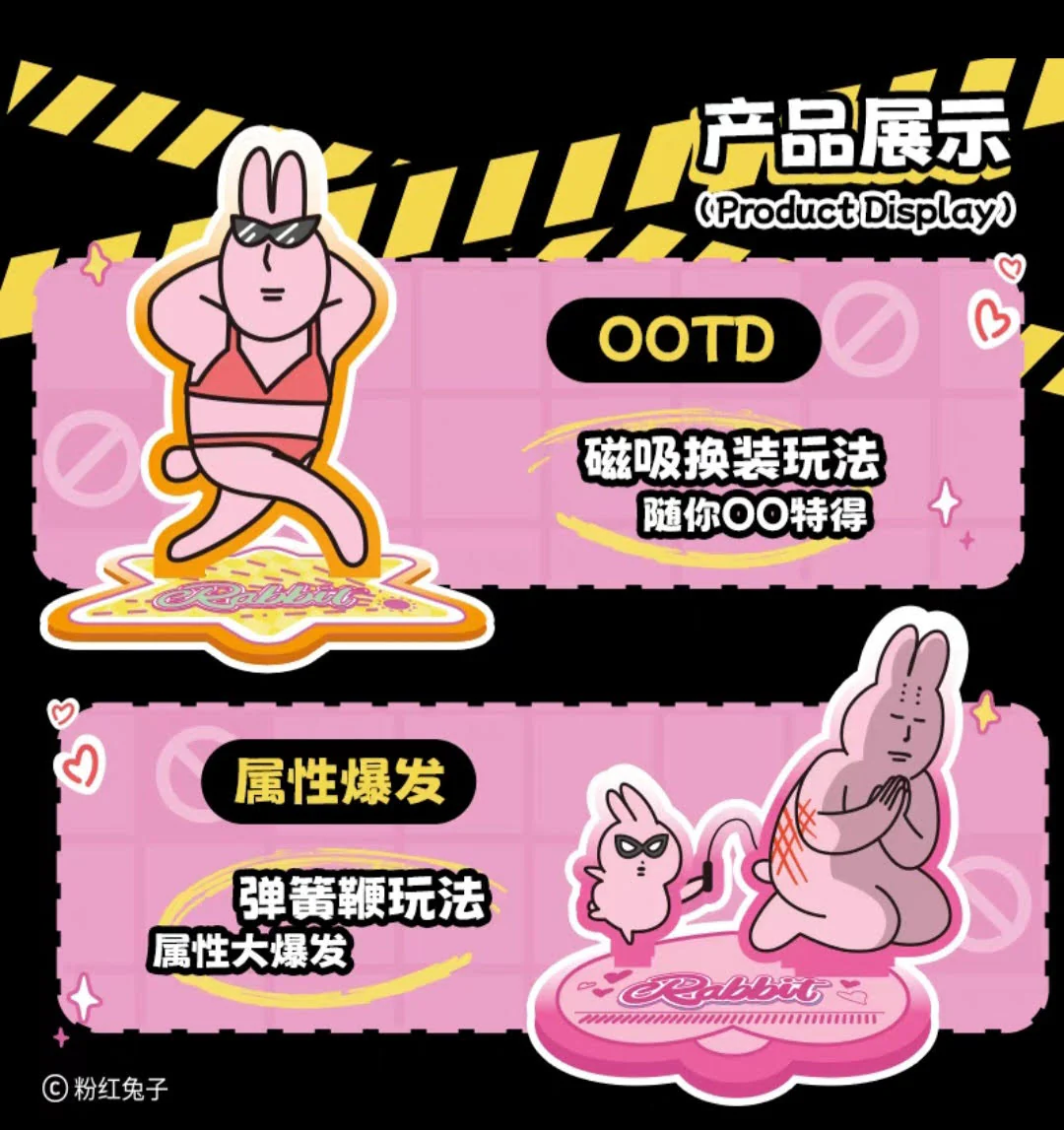 PLZDOT My Friend Rabbit Arcylic Stand Series Blind Box - Image 3