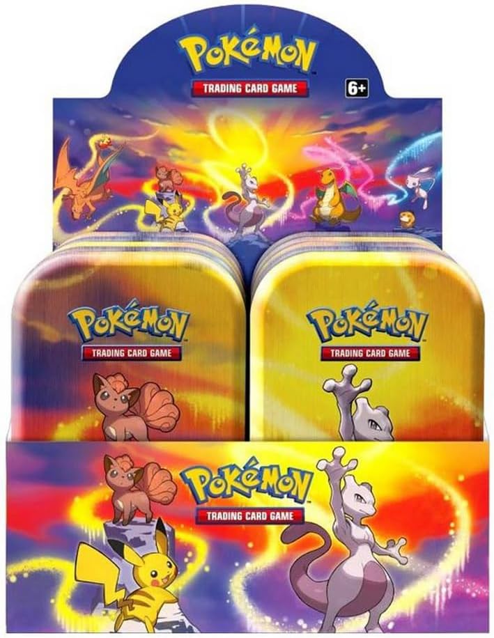 Pokémon 2019 Kanto Power Mini Tin Display H24 Reprint (10 tins)