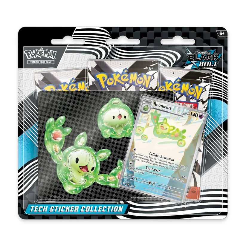 Pokémon Black Bolt - Tech Sticker Collection