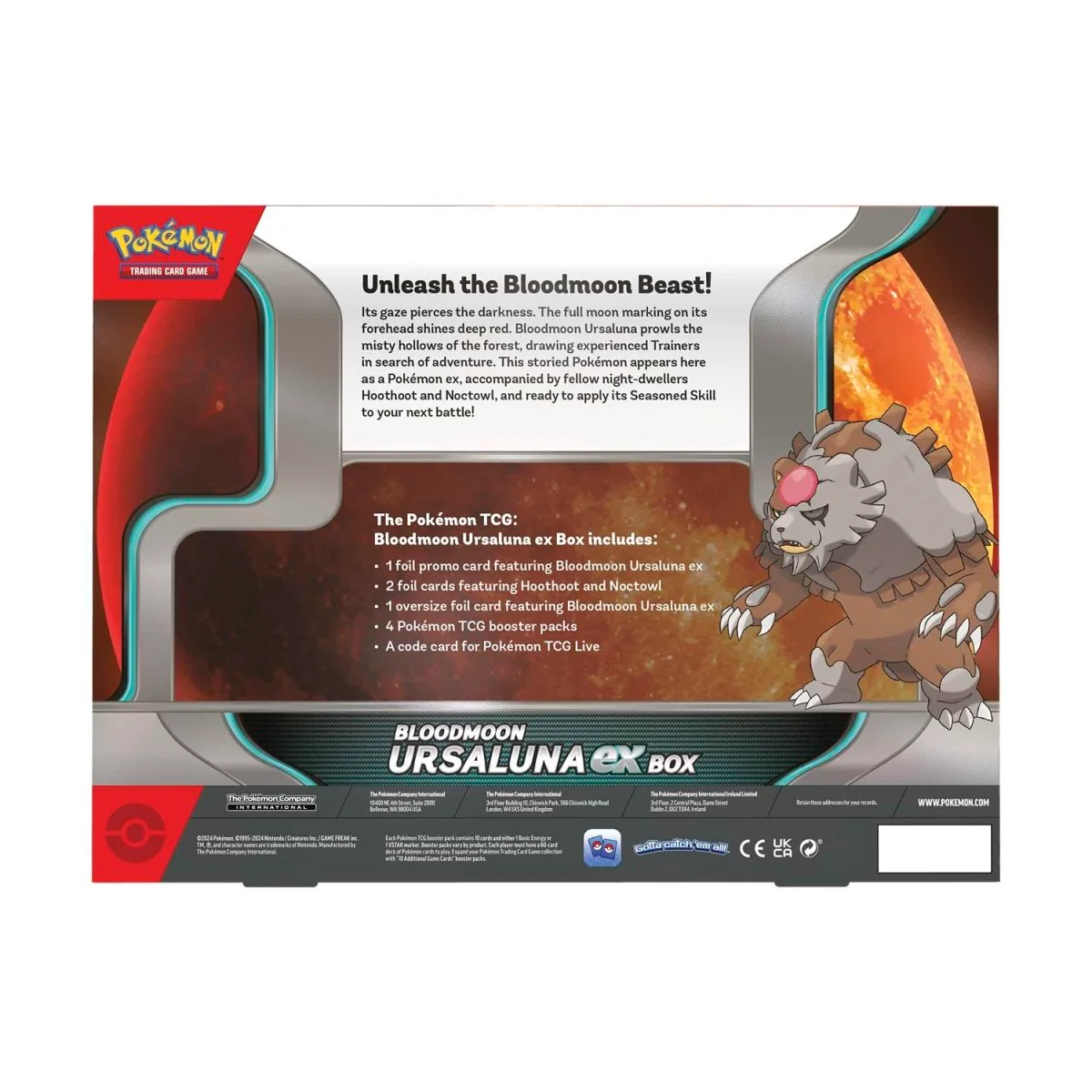 POKÉMON BLOODMOON URSALUNA EX BOX (EU) - Image 4