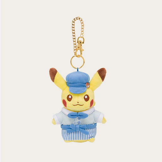 Pokémon Cafe Pikachu Plush Keychain - Image 2