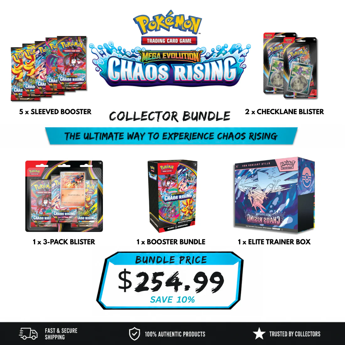 Pokemon Chaos Rising Collector Bundle