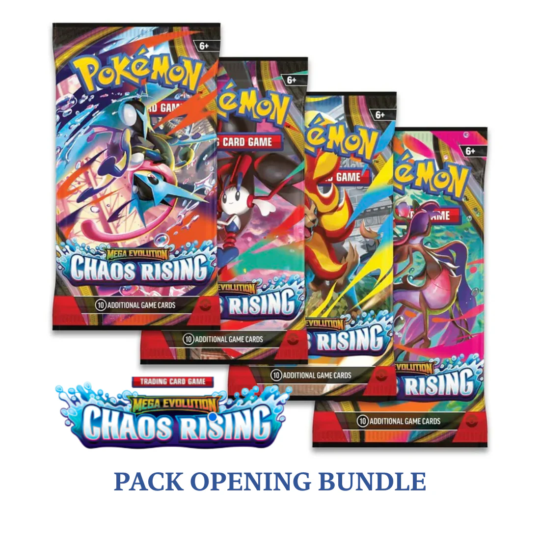 Pokemon Chaos Rising Sleeved Pack Opening Bundle
