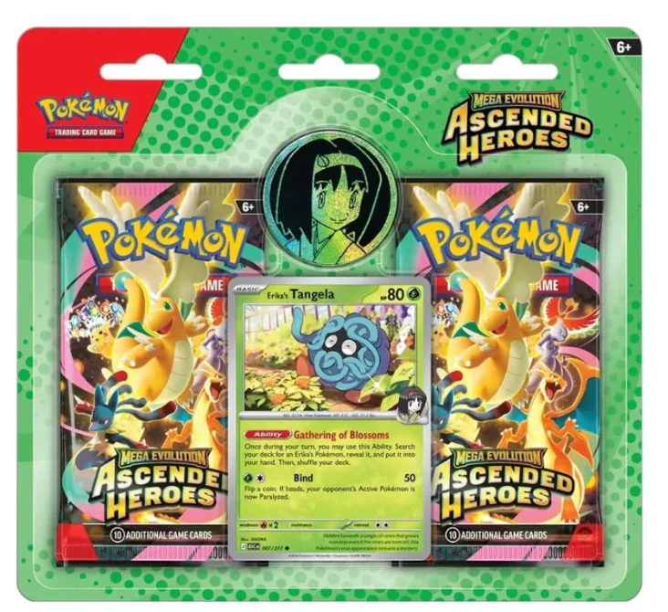 Pokémon – Mega Evolution: Ascended Heroes - 2 Pack Blister - Erika