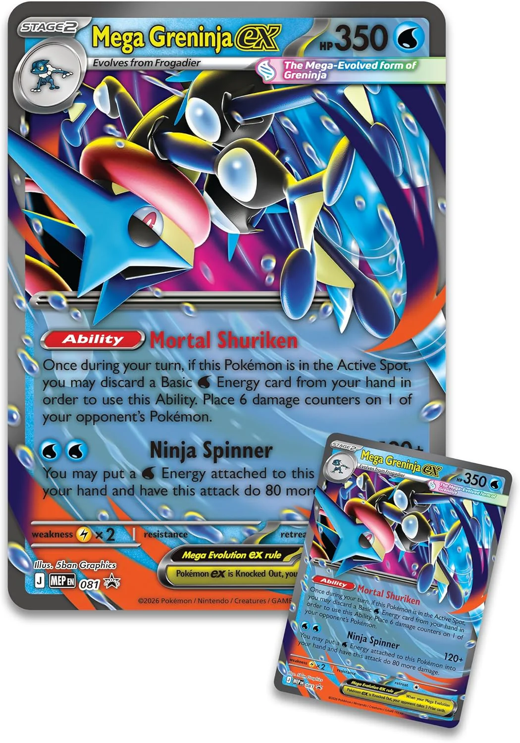 Pokemon - Mega Greninja ex Premium Collection - Image 4