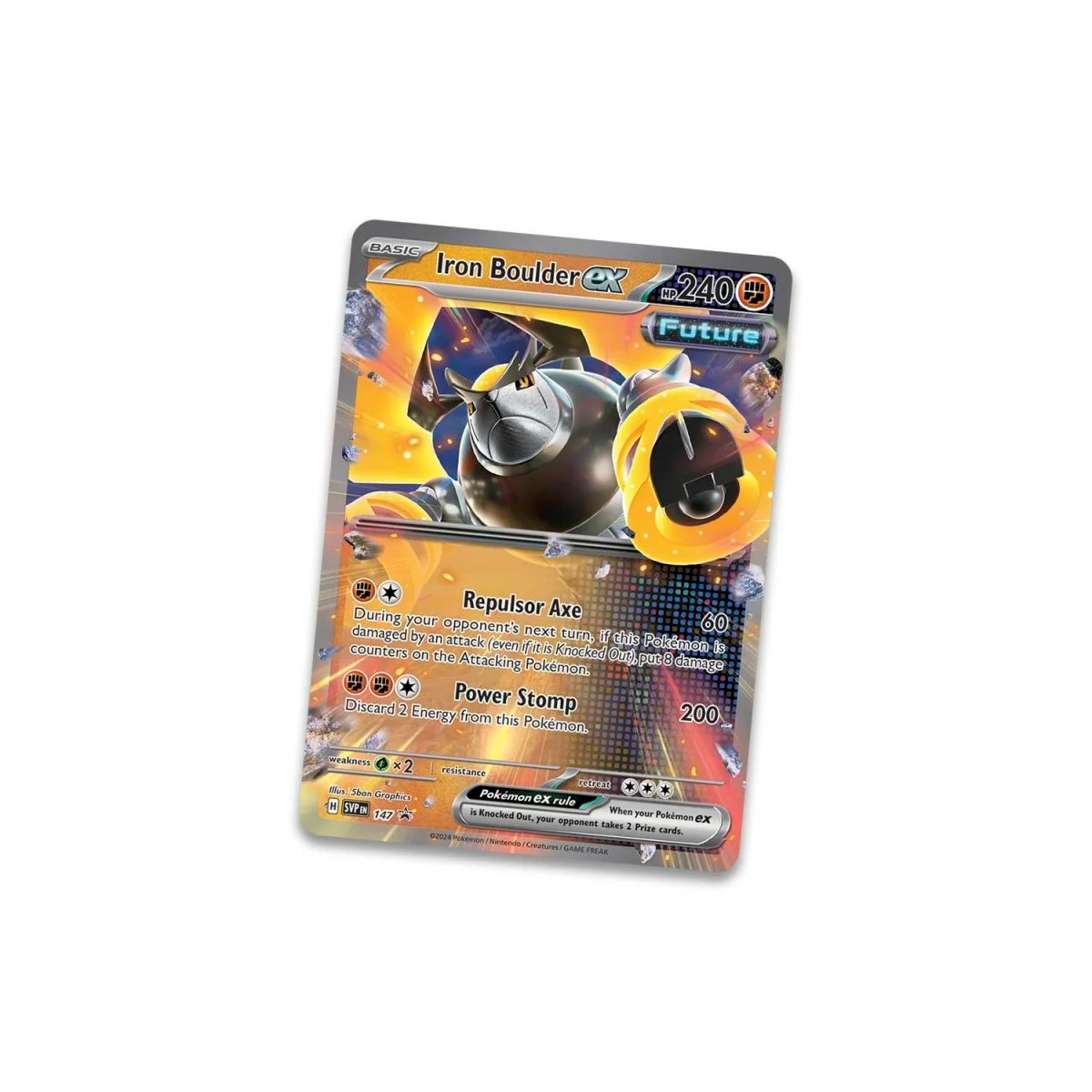 Pokemon: Paradox Destinies Tin - Iron Boulder ex - Image 3