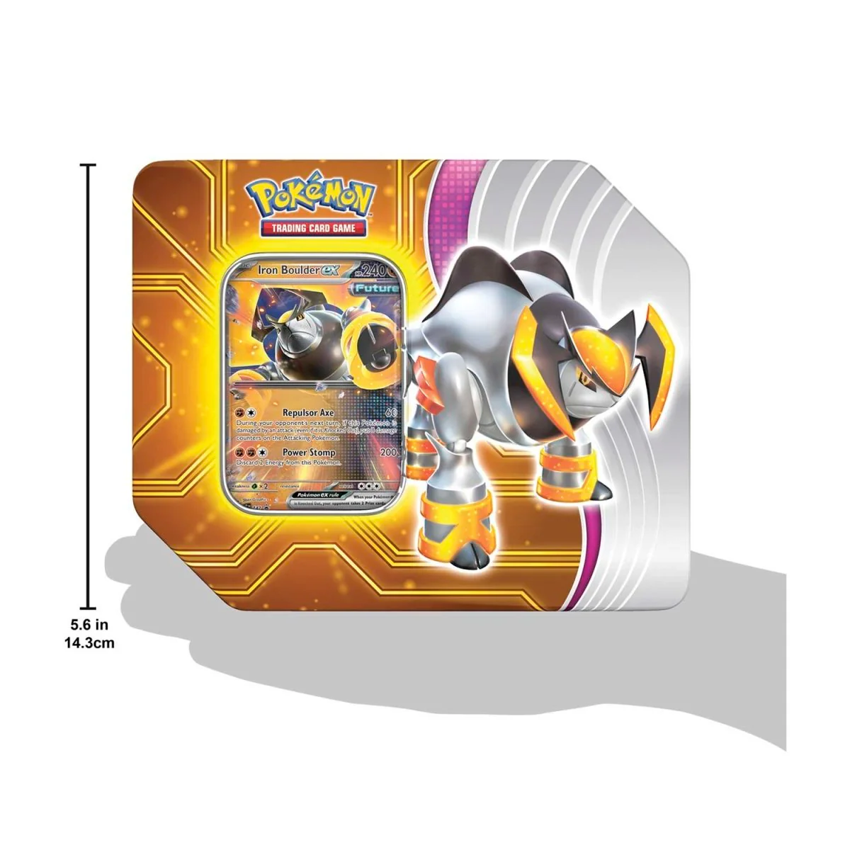 Pokemon: Paradox Destinies Tin - Iron Boulder ex - Image 5