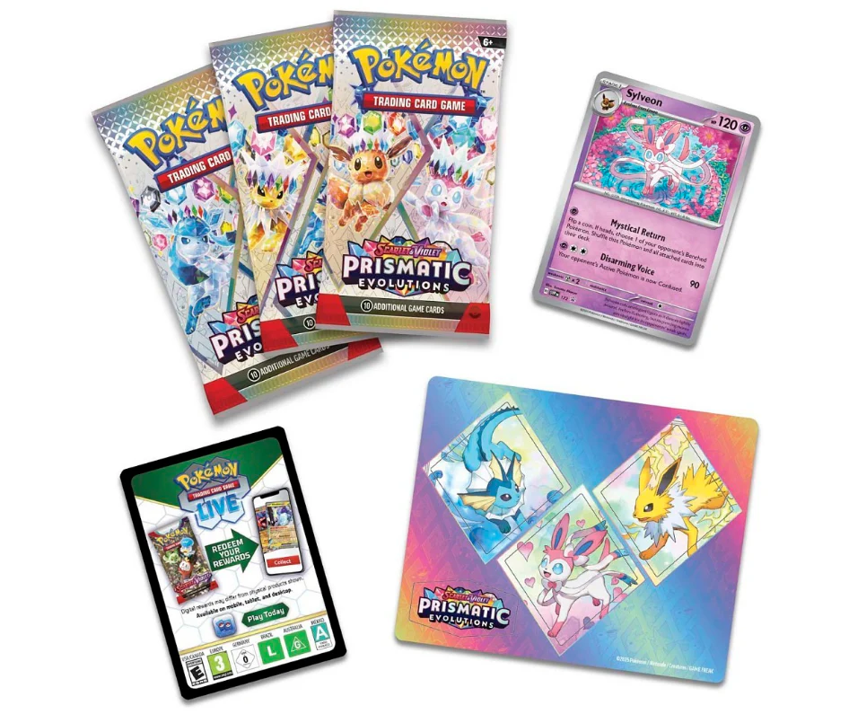 Pokémon Prismatic Evolutions - Tech Sticker Collection - Sylveon - Image 3