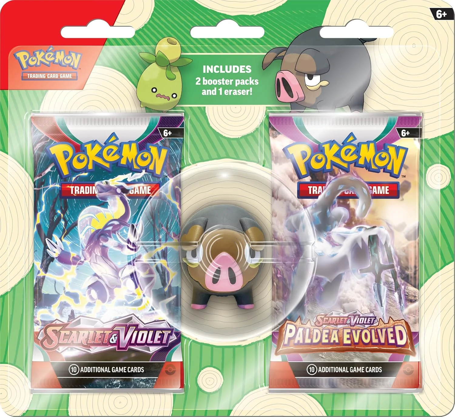 Pokemon: Scarlet & Violet - 2023 Back to School Eraser Blister - Lechonk