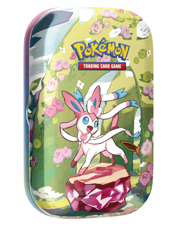 Pokémon Scarlet & Violet 8.5 Prismatic Evolutions Mini Tins - Sylveon