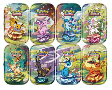 Pokémon Scarlet & Violet 8.5 Prismatic Evolutions Mini Tins - Sylveon - Image 4