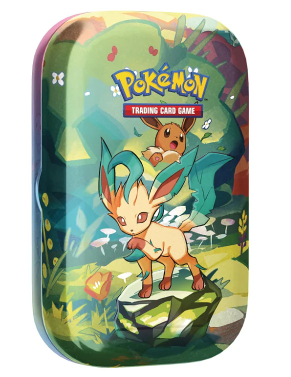 Pokémon Scarlet & Violet 8.5 Prismatic Evolutions Mini Tins - Leafeon