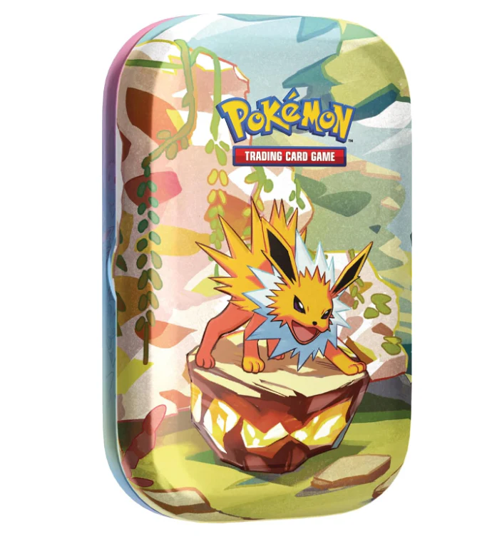 Pokémon Scarlet & Violet 8.5 Prismatic Evolutions Mini Tins - Jolteon