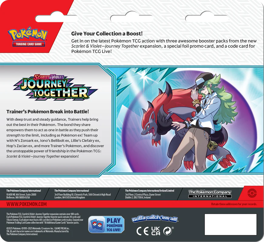 Pokémon Scarlet & Violet - Journey Together - 3 Pack Blister - Yanmega - Image 2